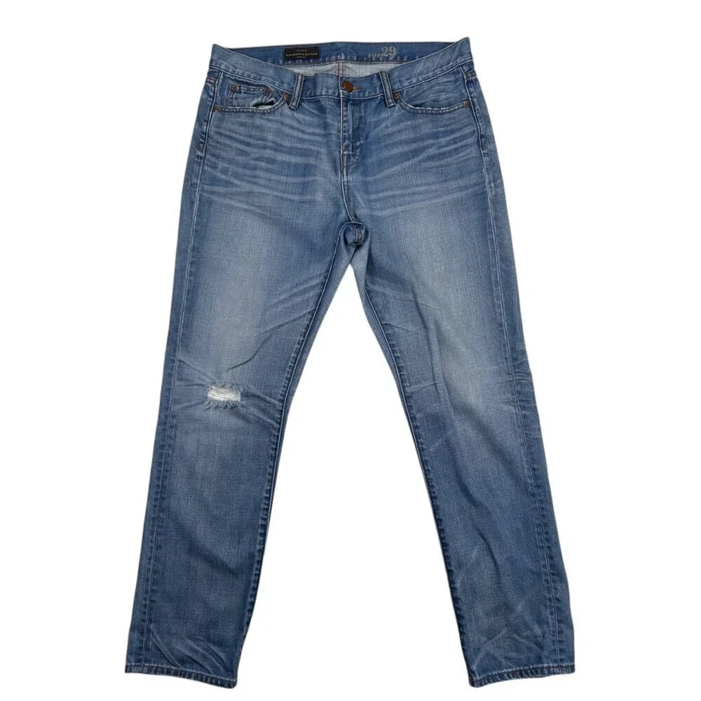 J. Crew Slim Broken In Boyfriend 29 Women Denim Jeans Work Office